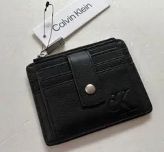 Calvin Klein ブラック カードケース　小銭入コイン IDパス ケース