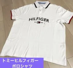 TommyHilfiger メンズ　白 ポロシャツ　トミーヒルフィガー　半袖