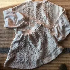 美品！ラブトキシックケーブルニットセットアップＳ140cm