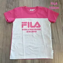 FILA Tシャツ 150サイズ ピンク/ホワイト
