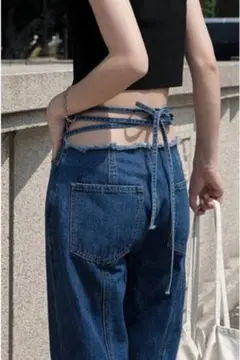 Sugar Mist バックリボンデニム