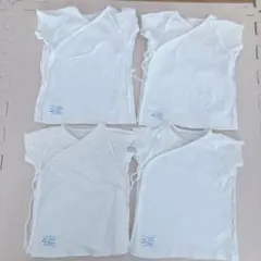 現行品　ファミリア  短肌着　打合せ半袖肌　4枚セット