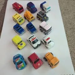 ミニカー 15台セット チョロキュー　プルバックカー