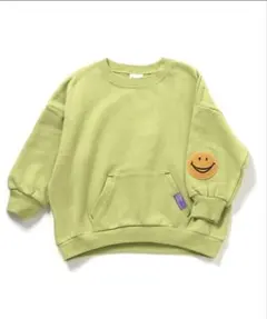 BREEZE イロイロパッチトレーナー ライム 100