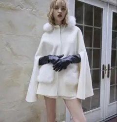 eimy istoire ファーポケットマントコート