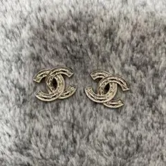 CHANEL ビンテージボタン シルバー20mm 刻印有り 2個