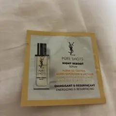 YSL PURE SHOTS NIGHT REBOOT SERUM サンプルのサムネイル