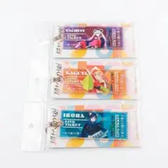 新品未開封　超かぐや姫！ライブチケット　ホログラムアクリルキーホルダー3種セット