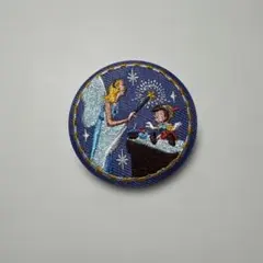 Disney Characters 刺繍缶バッジビスケット
