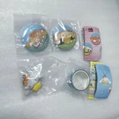 くら寿司　シナモロール　フィギュア　缶バッジ　カプチーノ　シフォン　マステ①