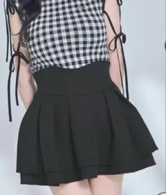 ミシェルマカロン 美脚スカート ブラック XS