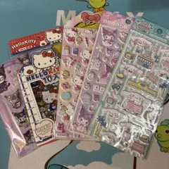 ⑥サンリオシールセット