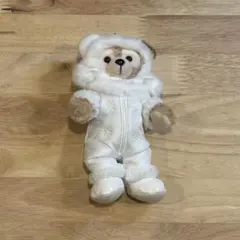 ダッフィー ぬいぐるみバッジ ホワイトウィンタータイムワンダーズ