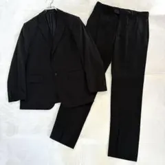 ユニクロ スーツ プレミアムウール 黒 M 82cm 2024年 セットアップ