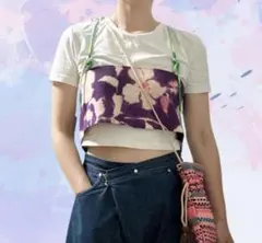美品　ZARA タイダイ柄 ビスチェ トップスのサムネイル