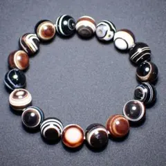 天然石 天眼石 ブレスレット 2 アゲート 原石 水晶 結晶 パワーストーン