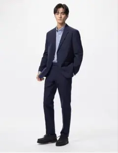 2025年最新】UNIQLO カラー：ネイビー系 スラックスの人気アイテム