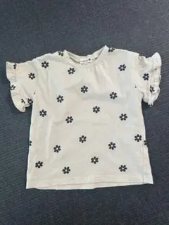 branshes 花柄 フリル袖 Tシャツ 110cmのサムネイル
