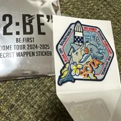 BE:FIRST ドームツアー 2:BE シークレットワッペンステッカー ソウタ