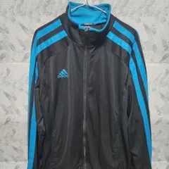 【XXL】adidas アディダス ロゴ刺繍 トラックジャケット スリーライン