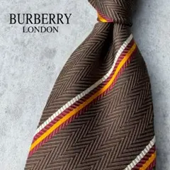 2026年最新】BURBERRY LONDON カラー：ブラウン系 メンズ ネクタイの