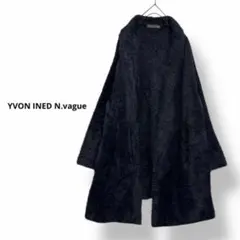 美品】Y's for living ワイズ 日本製 ガウンコート ブラック - メルカリ
