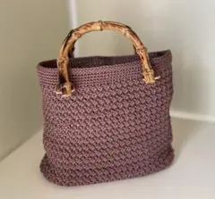 バンブーハンドル トートバッグ