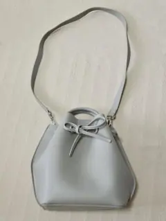 FRAY I.D グレー リボンバッグ