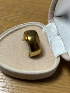 18金メッキ ゴールドカラー シンプル メンズリングのサムネイル