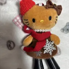 ハローキティ キティ ぬいぐるみ スタイルアップマスコット ギャル 足長 サンタ