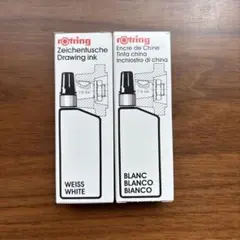 rotring ロットリング イソグラフ用インク 白のサムネイル