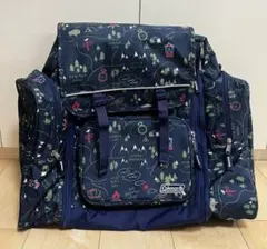 Coleman キッズ リュック ネイビー キャンプ柄のサムネイル