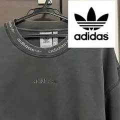 adidas ダークグレー トレーナー 2XL