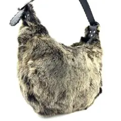 ANNA SUI　ショルダーバッグ　ファー　肩掛け　ブラウン