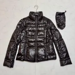 良品 UNIQLO プレミアムダウン ウルトラライトジャケット L 光沢