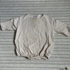 MONBEBE ベビー服 ロンパース ボーダー