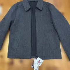 グレー ハウンドトゥース ジャケット XS