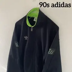 90sadidasアディダストラックジャケットジャージメンズ長袖xlブラック黒