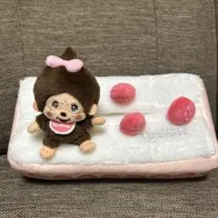 ティッシュカバー ティッシュケース　ケーキ　モンブラン モンチッチ ティッシュBOXカバー ティッシュカバー ティッシュケース