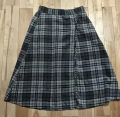 みこぶ様☆グレー系チェックスカート