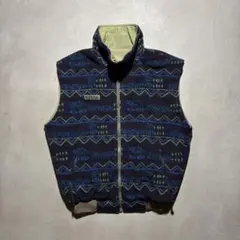 90s Columbia リバーシブル ナイロン×フリースベスト ヴィンテージ