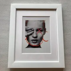 限定マット額装品/Kaws and David Sims Kate Moss 4 限定マット額装品4セット/Kaws and David Sims【 Kate Moss
