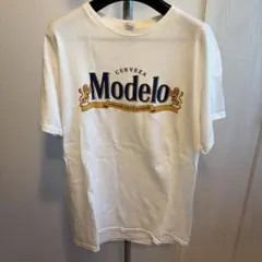 希少 Modelo Tシャツ ビール ロゴ DELTA L 野村訓市