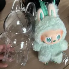 【SALE】LABUBU 立ち姿フィギュア専用ケース　クリアケース