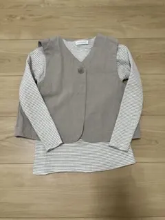 oatmeal ベスト　monbebe カットソー