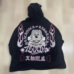GALFY×TENRIN×KRY パーカー　ブラックのサムネイル