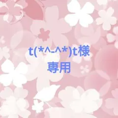 t(*^-^*)t様専用