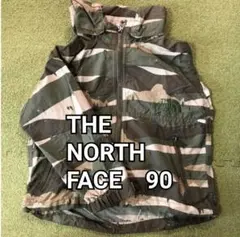 ザノースフェイス　ナイロンパーカー　カモフラ