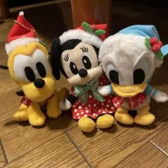 値下げ期間限定！クリスマス ミッキー ミニー ドナルド プルート ぬいぐるみ
