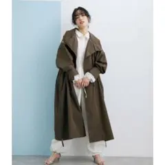 アダムエロペ スタンドカラー モッズコート
